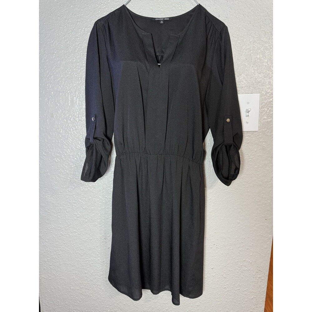 Gianni Bini Women’s Black 3/4 Sleeve mini dress size xs